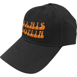 JanisJoplin Orange Logo BL Baseball Cap