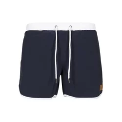 Urban Classics Kratke kopalne hlače, modra