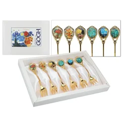 Carmani Komplet 6 vilic - V. van Gogh, mešano ()