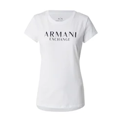 ARMANI EXCHANGE Majica črna/bela