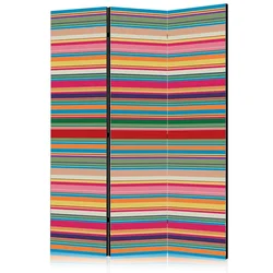 artgeist Paravan Subdued Stripes, 3-Delni, Dvostranski