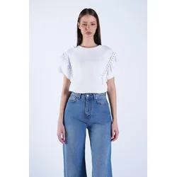 Trend Alacati Stili Ženska bluza Alc-X15107, Bela