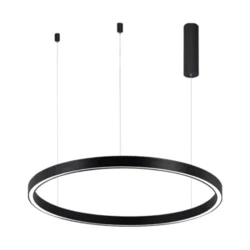 Braytron LED visilica BRY-LINA-PD-2540-OKRUGLA-CRNA-45W-3U1
