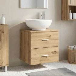 Umivaonik s policom Hrast artisan 49,5 x 44,5 x 66,5 cm