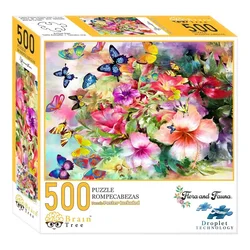 Brain Tree Puzzle Cvetovi in metulji 500 kosov
