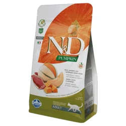 N&D Pumpkin Hrana za odrasle mačke, Bundeva i Pačetina - 1.5 kg