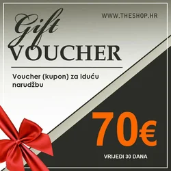 Kupon 70€ (vrijedi 30 dana)