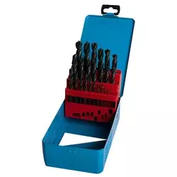 Fixtec Set od HSS burgija 1-13mm, Gvozdena kutija FDBG2501K, 25 komada