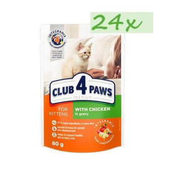 CLUB 4 PAWS KITTENS GRAVY 80G