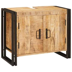 Ormarić za umivaonik Smeđa 71 x 33 x 58 cm Čvrsto drvo manga
