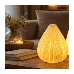 ONLI - Stona lampa NUVIA 1xE14/6W/230V 25 cm bela