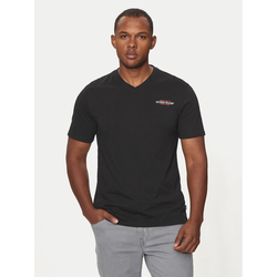 Guess Jeans Majica M4YI50 K8HM0 Črna Slim Fit