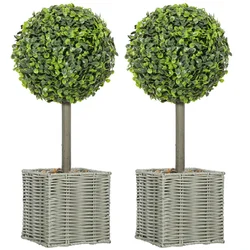 Homestar Set umetnih rastlin 2 kosa 50 cm zelena