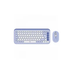 LOGITECH Set bežična tastatura i miš POP ICON COMBO, Ljubičasti
