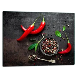 shumee Steklena ploa rezalna ploa 52x40 Chilli
