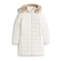 Tommy Jeans Prehoden plašč ESSENTIAL bež/bela