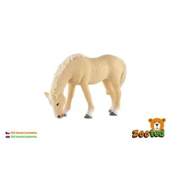 Konj domači palomino kobila zooted plastični 13cm
