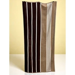 Viktorija Plažni peškir Coffee Stripes, 83x180cm, Šareni