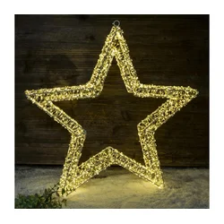 Brilagi - LED spoljašnja božićna dekoracija LED/6W/230V IP44 50x48 cm zvezda