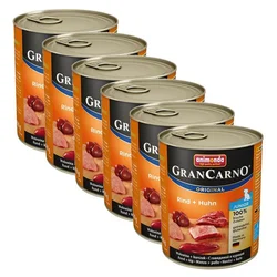 Konzerva GranCarno Fleisch Junior piščanec + zajec - 6x800 g
