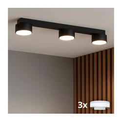 Brilagi - LED RGB prigušiva spot svetlo MONO 3xGX53/14W/230V Wi-Fi Tuya crna