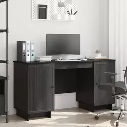 Stol Crna Konstruirano drvo 142,5 x 50 x 75 cm