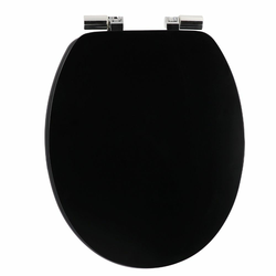 TENDANCE WC DASKA MDF KROM OKOV SOFT CLOSE CRNA
