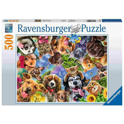 Ravensburger Puzzle Zivotinjski selfi, 500 delova