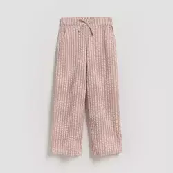 Reserved - Pantalone od mešavine viskoze i gužvane tkanine