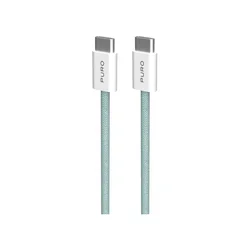 PURO - USB-C Kabel / USB-C, 60W, Fabrik FABK4, 1,5 m, island mist