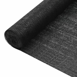 Mreža za privatnost crna 1,2 x 10 m HDPE 75 g/m2