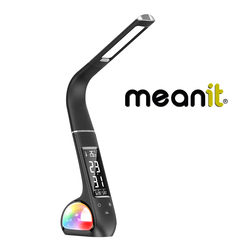 MeanIT Lampa, LED, stona sa satom, alarmom i termometrom - L10