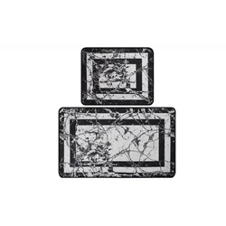 Lessentiel Maison Set 2 prostirke Marmor, Sive