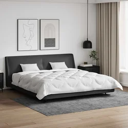 Duvet s jastucima s jastukom 3 pcs Bijelo Mikrovlakna