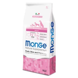 Monge Natural Superpremium Dog All Breeds Adult Monoprotein Pork With Rice And Potatoes - 2.5 kg