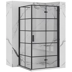 REA Tuš kabina Molier Black 80x80
