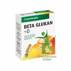 DIETPHARM kapsule BETA GLUKAN + VITAMIN D 30KOM