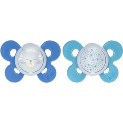 Chicco Varalica physio silikon 16-36m+ 2/1 0%BPA plava udobnost, plava