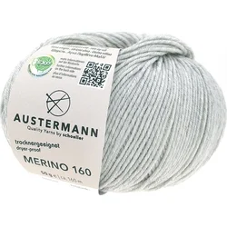 Austermann Merino 160 97610-228 Light Grey Pletilna preja