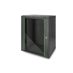 16U wall mounting cabinet, Dynamic 789x600x450 mm, color black (RAL 9005)