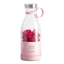 Symfony prenosni mešalnik za smutije 350 ml, roza