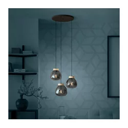 Eglo 390319 - Luster na lanku MAGACELA 3xE27/40W/230V dimna