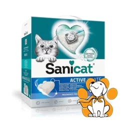 Sanicat Active White 10 l, Grudvajući Posip Za Mačke Sa Aktivnim Kiseonikom