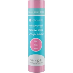 Silhouette Glossy Permanent Vinyl - 22,9 cm x 3 m - Pink