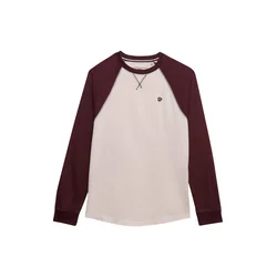 Superdry & Co Majica bordo/naravno bela