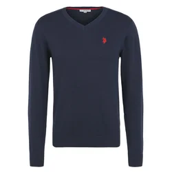 U.S. POLO ASSN. Pulover marine/rdeča