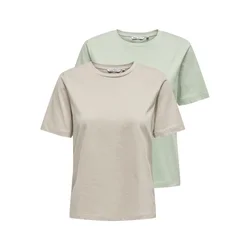 ONLY Majica greige/pastelno zelena