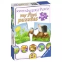 Ravensburger puzzle (slagalice) - Moje prve puzle, 9 u 1,sitne zivotinje RA07313
