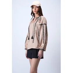 Trend Alacati Stili Ženska bluza Alc-X15047, Krem