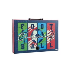 ?UNIOR aktovka, za školski pribor, A4, fudbalska, 24,5*31,5*5 cm, Akademi?a, 131800